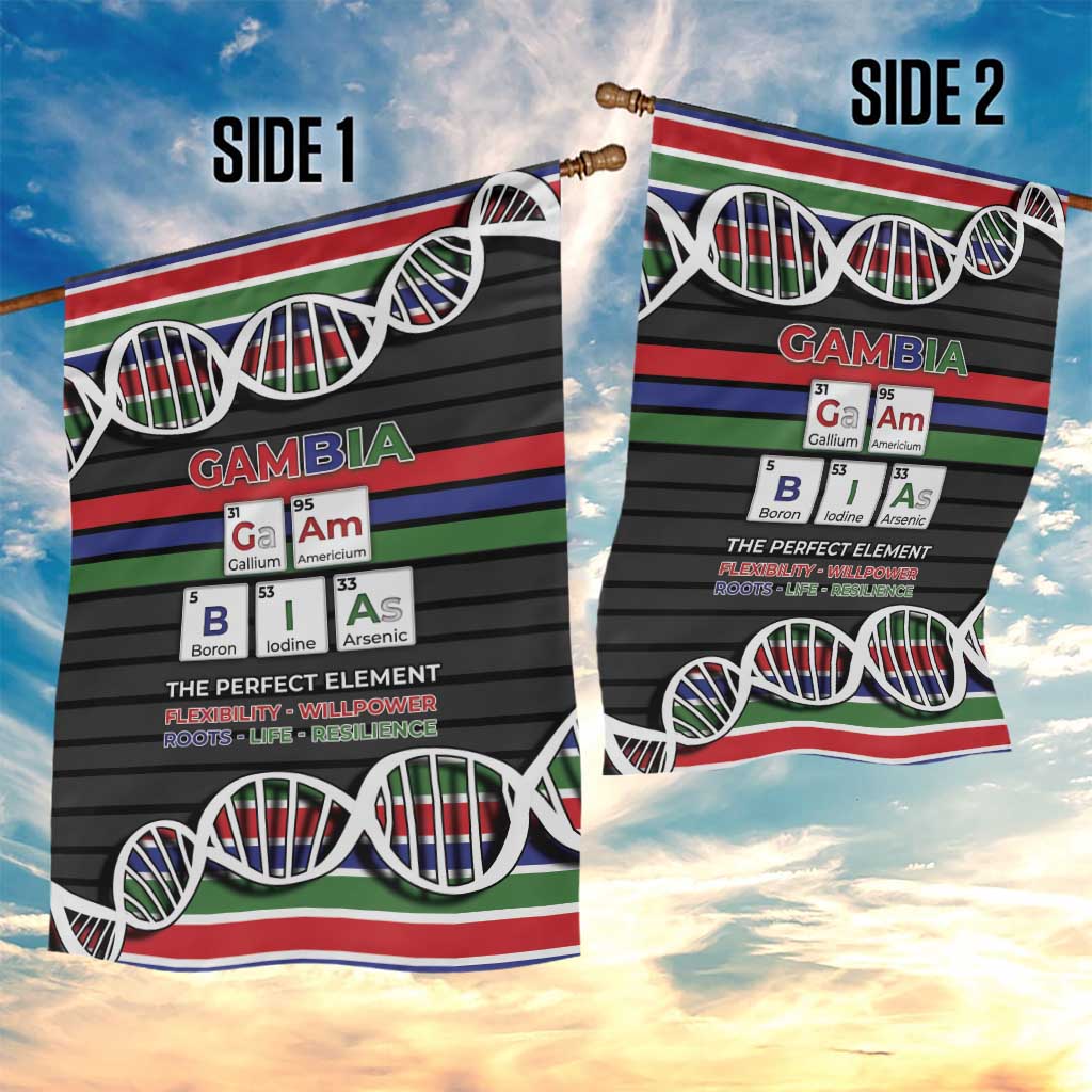 Gambia Garden Flag Perfect Periodic Element Of African - Wonder Print Shop