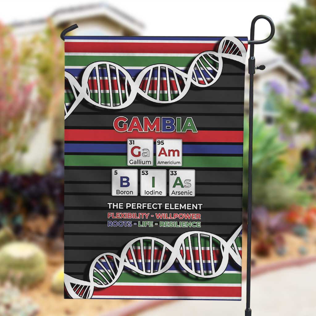 Gambia Garden Flag Perfect Periodic Element Of African - Wonder Print Shop