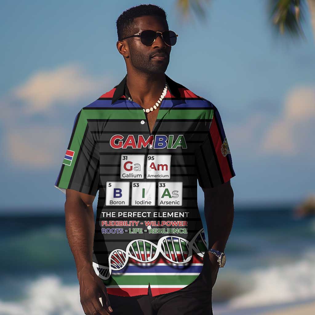 Gambia Hawaiian Shirt Perfect Periodic Element Of African - Wonder Print Shop