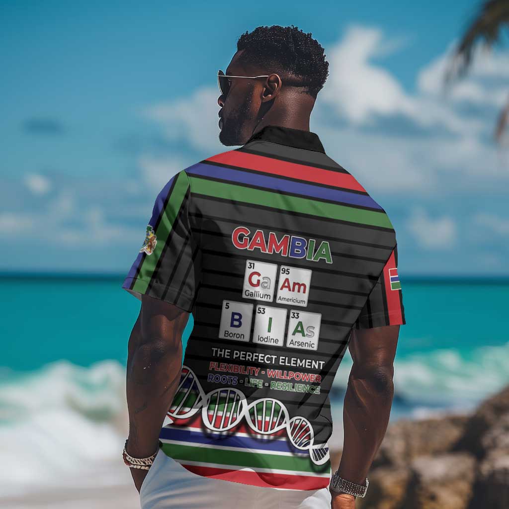 Gambia Hawaiian Shirt Perfect Periodic Element Of African - Wonder Print Shop