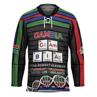 Gambia Hockey Jersey Perfect Periodic Element Of African - Wonder Print Shop