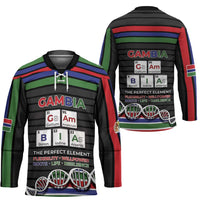 Gambia Hockey Jersey Perfect Periodic Element Of African - Wonder Print Shop