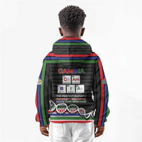 Gambia Kid Hoodie Perfect Periodic Element Of African - Wonder Print Shop