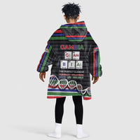 Gambia Kid Wearable Blanket Hoodie Perfect Periodic Element Of African - Wonder Print Shop