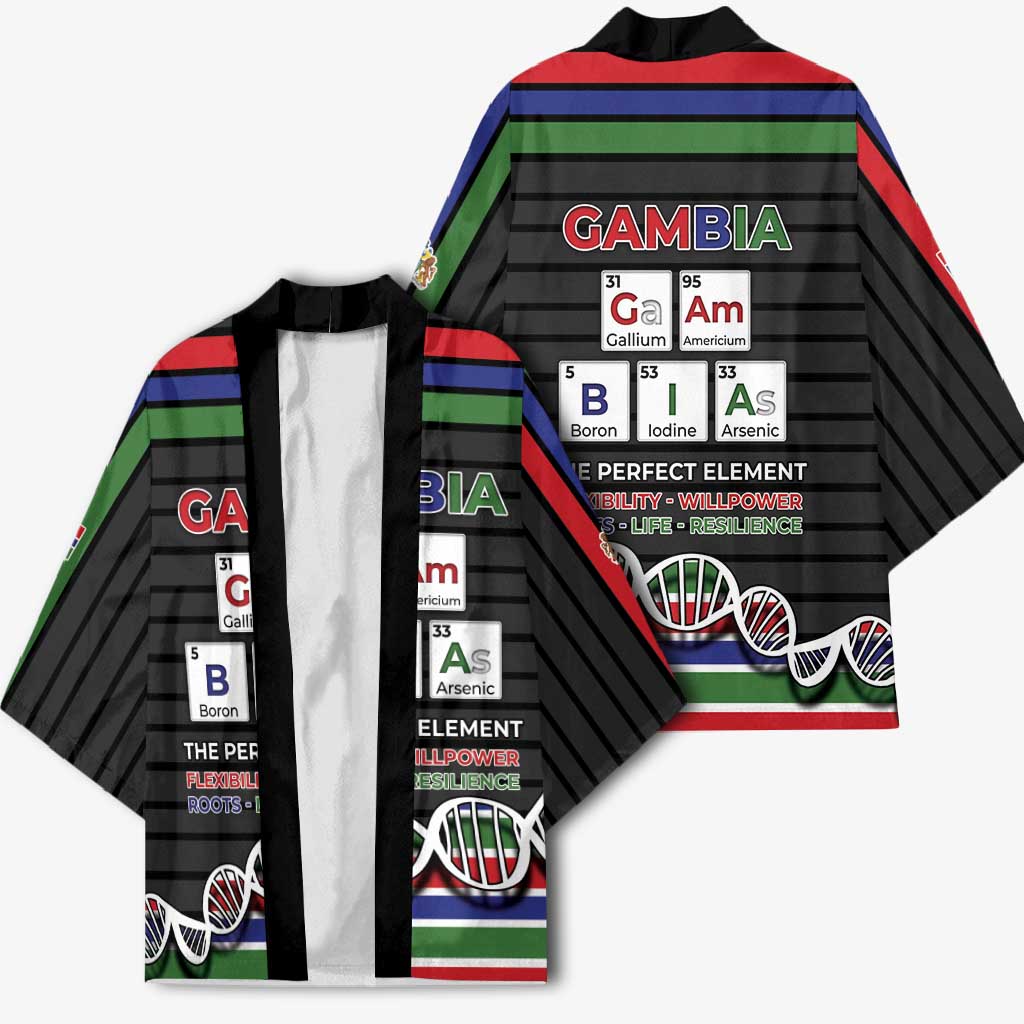Gambia Kimono Perfect Periodic Element Of African - Wonder Print Shop