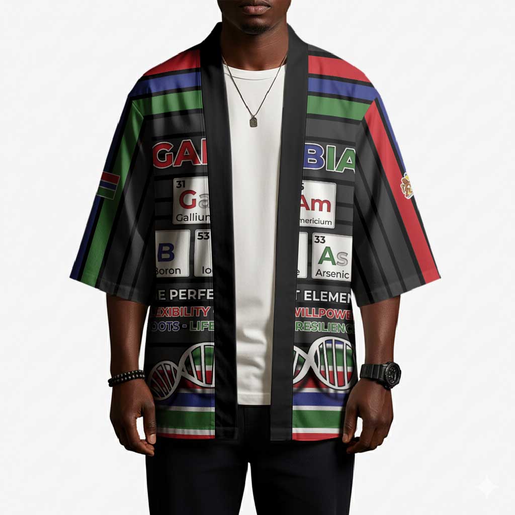 Gambia Kimono Perfect Periodic Element Of African - Wonder Print Shop