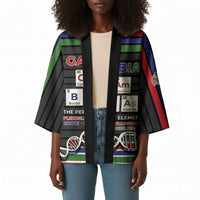 Gambia Kimono Perfect Periodic Element Of African - Wonder Print Shop