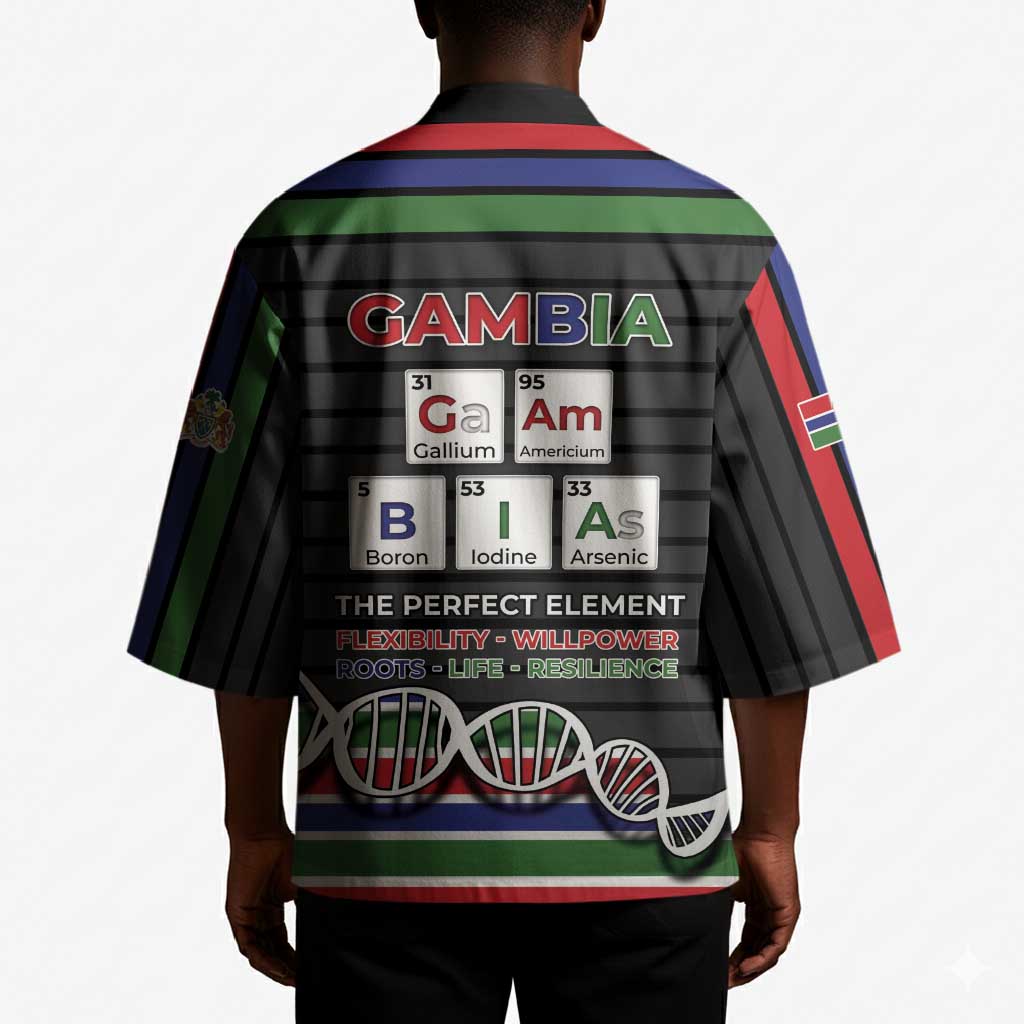 Gambia Kimono Perfect Periodic Element Of African - Wonder Print Shop