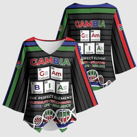 Gambia Kimono Sleeve Blouse Perfect Periodic Element Of African - Wonder Print Shop
