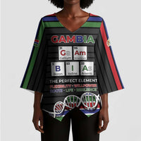 Gambia Kimono Sleeve Blouse Perfect Periodic Element Of African - Wonder Print Shop