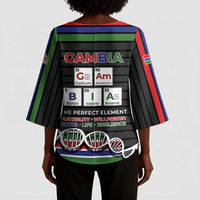 Gambia Kimono Sleeve Blouse Perfect Periodic Element Of African - Wonder Print Shop