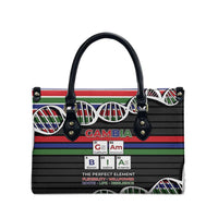Gambia Leather Bag Perfect Periodic Element Of African - Wonder Print Shop