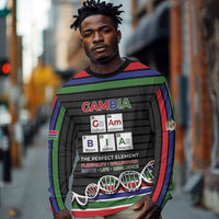 Gambia Long Sleeve Shirt Perfect Periodic Element Of African - Wonder Print Shop