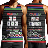 Gambia Men Tank Top Perfect Periodic Element Of African - Wonder Print Shop