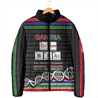 Gambia Padded Jacket Perfect Periodic Element Of African - Wonder Print Shop