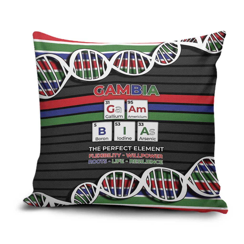 Gambia Pillow Cover Perfect Periodic Element Of African - Wonder Print Shop