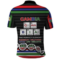 Gambia Polo Shirt Perfect Periodic Element Of African - Wonder Print Shop