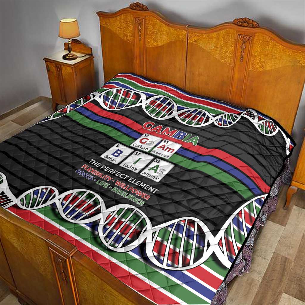 Gambia Quilt Perfect Periodic Element Of African - Wonder Print Shop