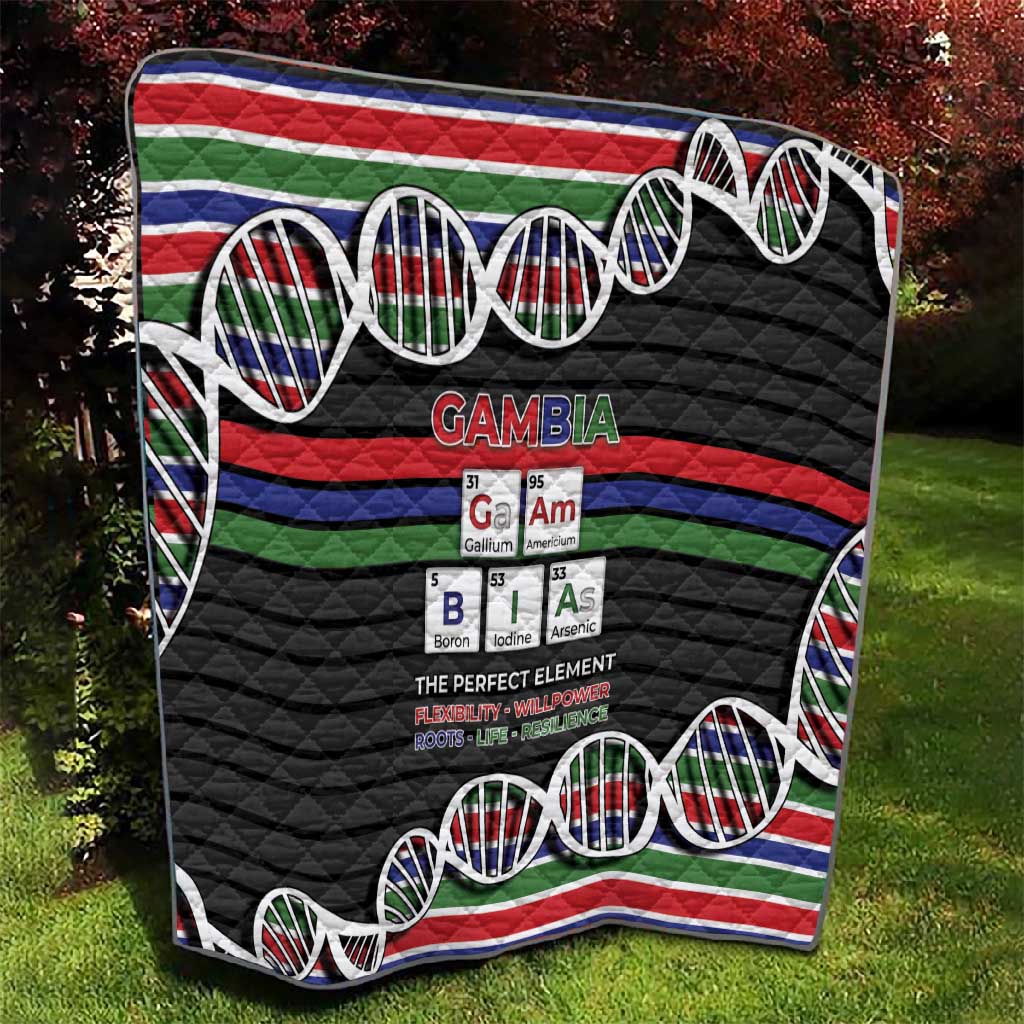 Gambia Quilt Perfect Periodic Element Of African - Wonder Print Shop