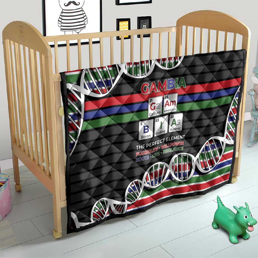 Gambia Quilt Perfect Periodic Element Of African - Wonder Print Shop