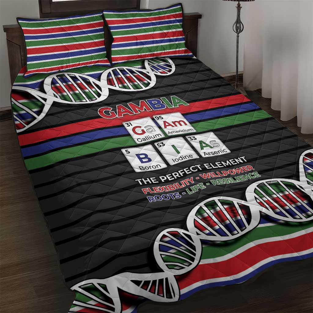 Gambia Quilt Bed Set Perfect Periodic Element Of African - Wonder Print Shop