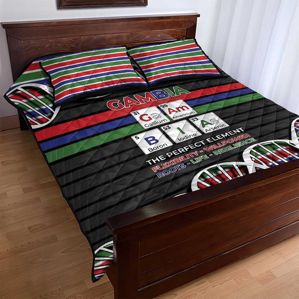 Gambia Quilt Bed Set Perfect Periodic Element Of African - Wonder Print Shop