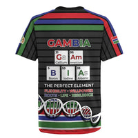 Gambia Rugby Jersey Perfect Periodic Element Of African - Wonder Print Shop