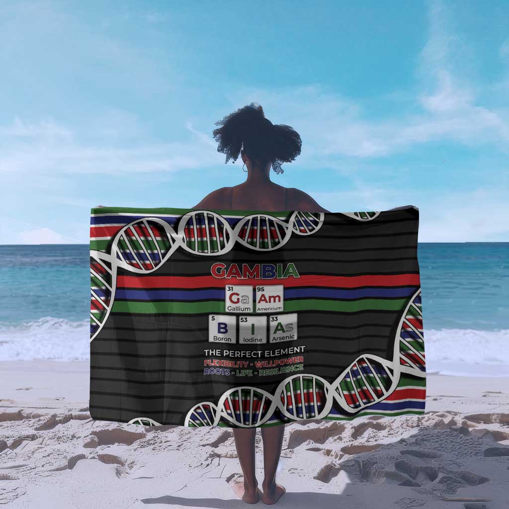 Gambia Sarong Perfect Periodic Element Of African - Wonder Print Shop