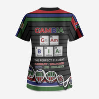 Gambia Scrub Top Perfect Periodic Element Of African - Wonder Print Shop
