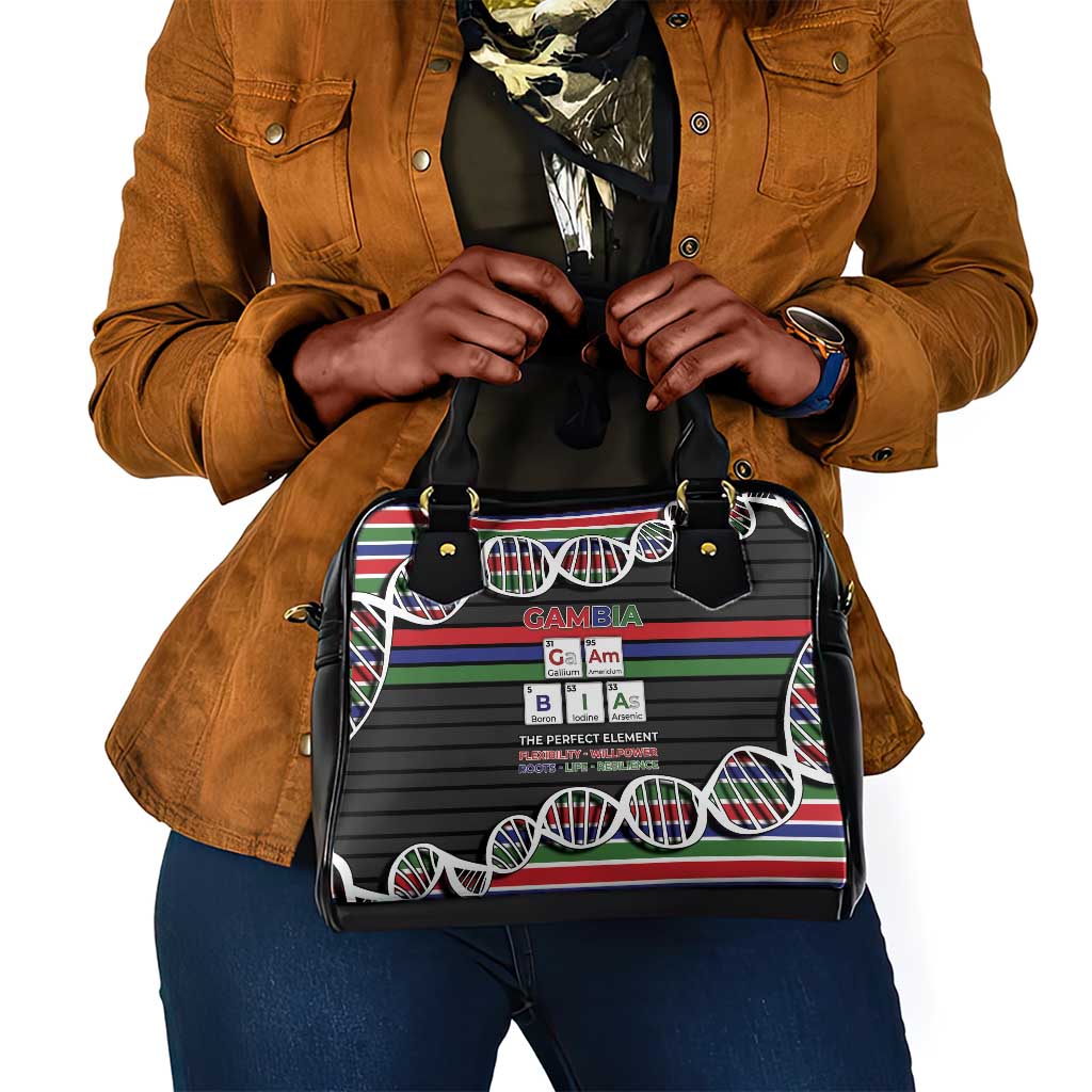Gambia Shoulder Handbag Perfect Periodic Element Of African - Wonder Print Shop