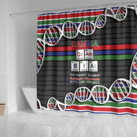 Gambia Shower Curtain Perfect Periodic Element Of African - Wonder Print Shop