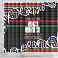 Gambia Shower Curtain Perfect Periodic Element Of African - Wonder Print Shop