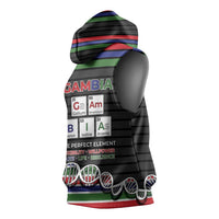 Gambia Sleeveless Hoodie Perfect Periodic Element Of African - Wonder Print Shop