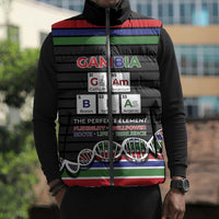Gambia Sleeveless Puffer Jacket Perfect Periodic Element Of African - Wonder Print Shop