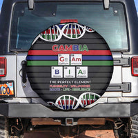 Gambia Spare Tire Cover Perfect Periodic Element Of African - Wonder Print Shop