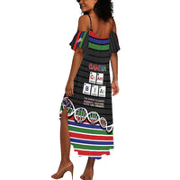 Gambia Summer Maxi Dress Perfect Periodic Element Of African - Wonder Print Shop