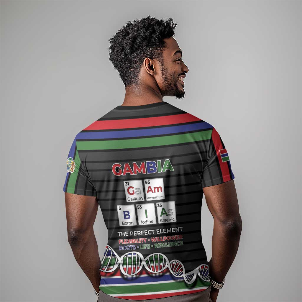 Gambia T shirt Perfect Periodic Element Of African - Wonder Print Shop