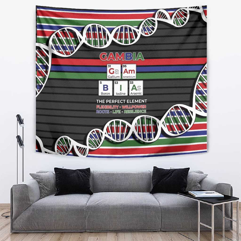 Gambia Tapestry Perfect Periodic Element Of African - Wonder Print Shop