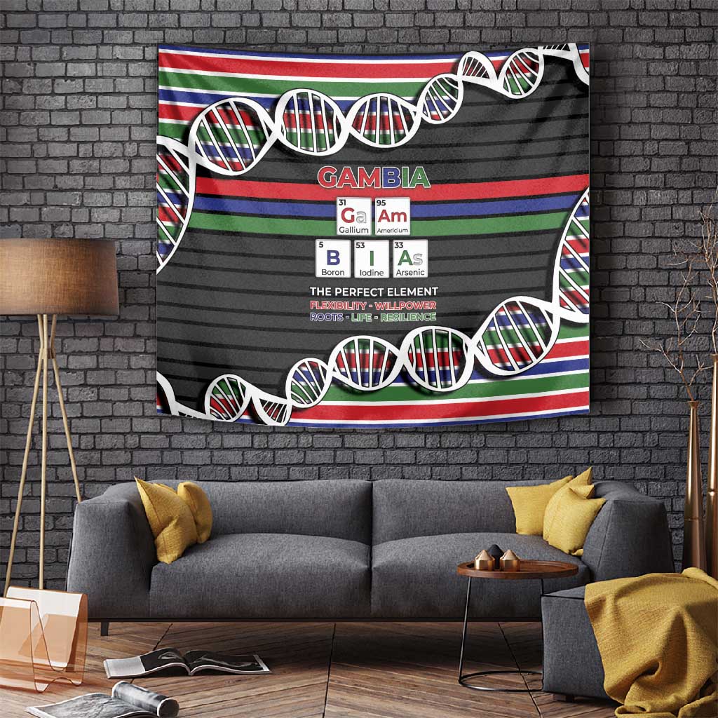 Gambia Tapestry Perfect Periodic Element Of African - Wonder Print Shop