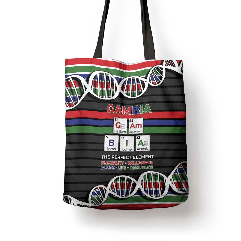 Gambia Tote Bag Perfect Periodic Element Of African - Wonder Print Shop
