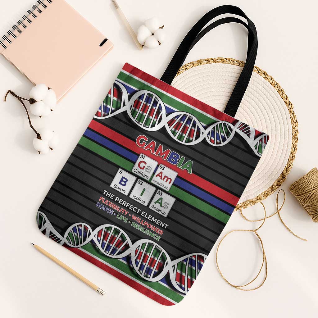 Gambia Tote Bag Perfect Periodic Element Of African - Wonder Print Shop