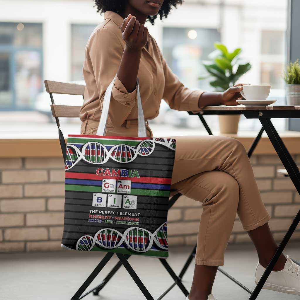 Gambia Tote Bag Perfect Periodic Element Of African - Wonder Print Shop