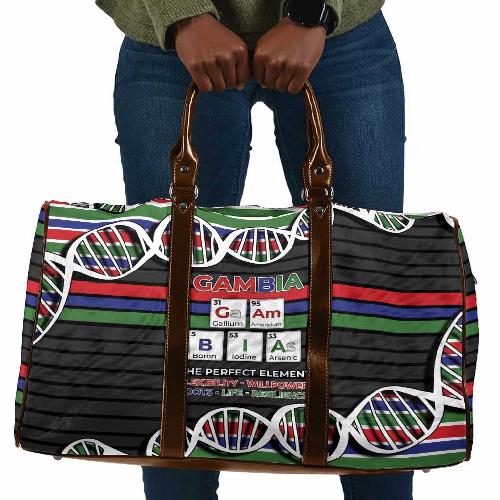 Gambia Travel Bag Perfect Periodic Element Of African - Wonder Print Shop