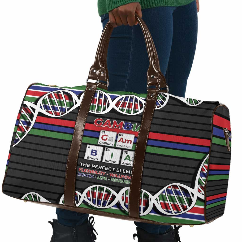 Gambia Travel Bag Perfect Periodic Element Of African - Wonder Print Shop