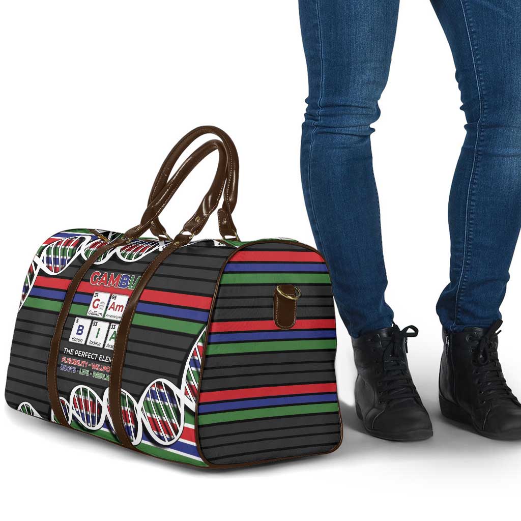Gambia Travel Bag Perfect Periodic Element Of African - Wonder Print Shop