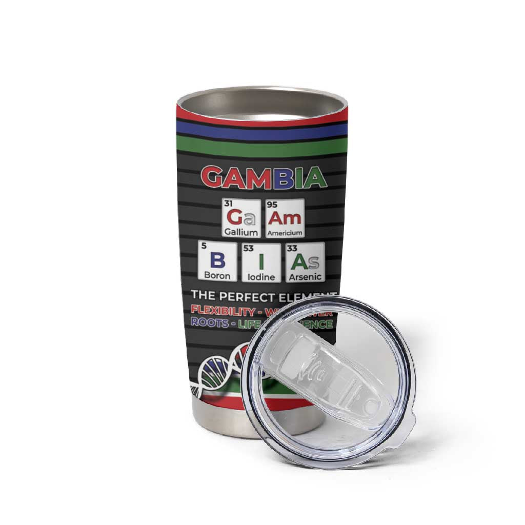 Gambia Tumbler Cup Perfect Periodic Element Of African - Wonder Print Shop