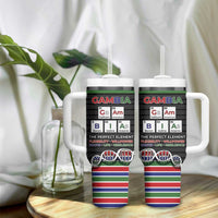 Gambia Tumbler With Handle Perfect Periodic Element Of African - Wonder Print Shop