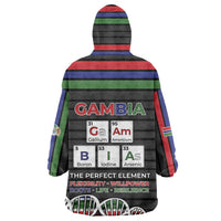 Gambia Wearable Blanket Hoodie Perfect Periodic Element Of African - Wonder Print Shop