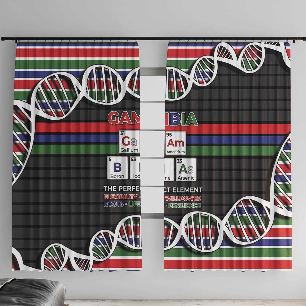 Gambia Window Curtain Perfect Periodic Element Of African - Wonder Print Shop
