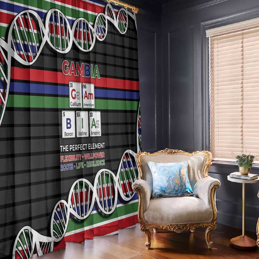 Gambia Window Curtain Perfect Periodic Element Of African - Wonder Print Shop